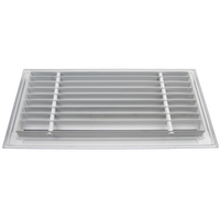 Diffuseur linéaire en aluminium à fentes de 0, 15 et 30 degrés, ventilation de plafond, grille d'alimentation en air