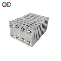 Aimant en néodyme rectangulaire à double face, encastré, grade N42 N52 N35, avec trous pour vis, pour usage industriel