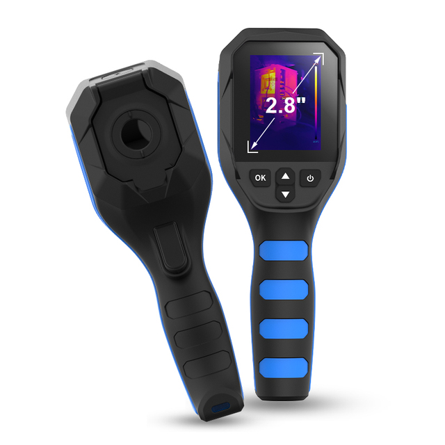 OEM ODM Handheld Thermal Imaging Camera 160x120 -20~550C 40mK Industrial Infrared Thermometer IP54 Custom Logo CE RoHS
