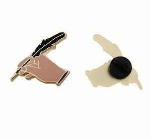 Precio al por mayor de fábrica Gran oferta Aleación de zinc Esmalte duro Gritty Insignia de PIN de animal personalizada con embragues de mariposa - Product Image 5