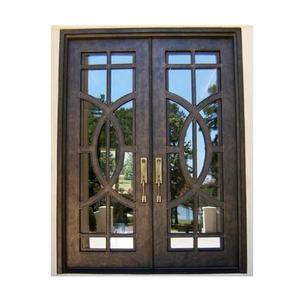 Puerta de arte del hierro de estilo popular de nuevo estilo, dar a los clientes 500 yuanes cupones en efectivo rotura térmica - Product Image 2