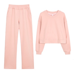 Completo Sportivo Casual da Donna per Fitness e Yoga, <span class=keywords><strong>Felpa</strong></span> a <span class=keywords><strong>Maniche</strong></span> Lunghe e Top in Tessuto Traspirante - Product Image 2