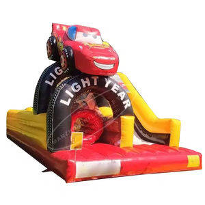 Parcours d'obstacles combiné <span class=keywords><strong>de</strong></span> glissière <span class=keywords><strong>de</strong></span> maison <span class=keywords><strong>de</strong></span> rebond gonflable <span class=keywords><strong>de</strong></span> <span class=keywords><strong>voiture</strong></span> <span class=keywords><strong>de</strong></span> course gonflable commerciale 3 en 1 à vendre - Product Image 5