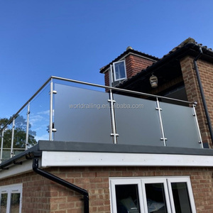 Ringhiera in Vetro Temperato YL METAL, Ringhiere in Vetro e Acciaio Inox <span class=keywords><strong>per</strong></span> <span class=keywords><strong>Balconi</strong></span> con Corrimano - Product Image 5