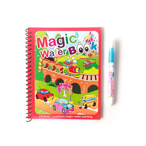 Livre <span class=keywords><strong>de</strong></span> coloriage magique à l'eau personnalisable pour enfants, réutilisable, pour dessin et graffiti, en <span class=keywords><strong>papier</strong></span>, pour aquarelle et coloriage silencieux - Product Image 1