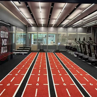 Logo personnalisé marquage doublé Sprint Turf vitesse agilité entraînement artificiel synthétique Fitness Gym gazon piste pour le conditionnement