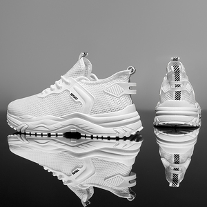 Nuove Scarpe Casual da Uomo 2026, Design Traforato in Mesh Traspirante, Sneakers Casual Bianche - Product Image 4