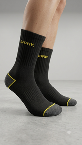 Chaussettes de travail avec marquage professionnel, respirantes, absorbantes, chaussettes habillées, chaussettes de travail formelles, chaussettes en tricot pour hommes - Product Image 4