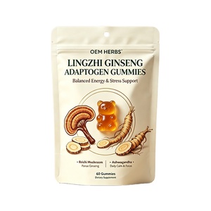Gummies Adaptogènes Lingzhi Gensing : Complément Alimentaire Renforçant l'Immunité, Marque Privée, OEM, Certifié GMP, Nutrition au Champignon Reishi - Product Image 1