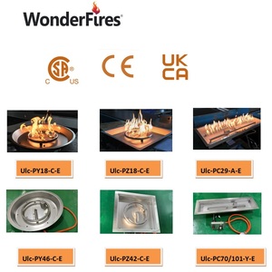 Đầu đốt lửa gas LP bằng thép không gỉ hình chữ nhật 36 inch, 65000 BTU, dùng cho bàn lửa ngoài trời và lò sưởi - Product Image 6