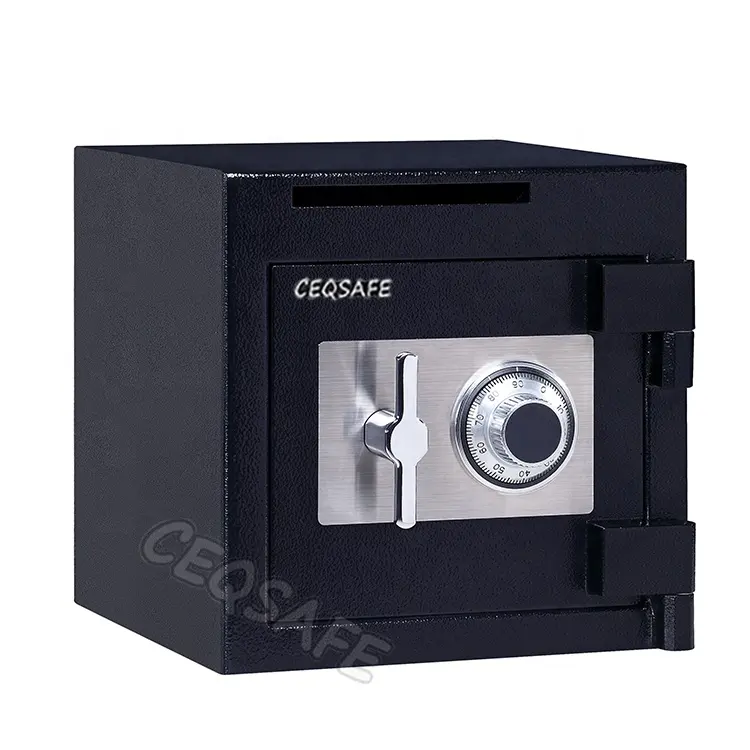 CEQSAFE China High Security Electronic Mechanical Code Lock Deposit Safe Box