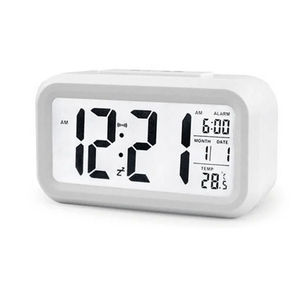 Réveil numérique LED multifonctionnel de bureau avec rétroéclairage, fonction snooze, affichage de l'heure et du calendrier - Product Image 6