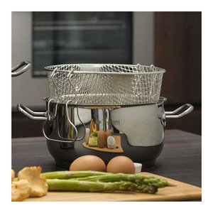 Freidora con cesta y tapa (22cm) Inox VANITOSA Cromo brillante V57588DINSL - Product Image 2