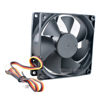 Ventilateur de refroidissement silencieux à roulement fluide A8025L12S 80 mm DC12V 0,04 A 3 broches 2000 tr/min pour boîtier d'ordinateur