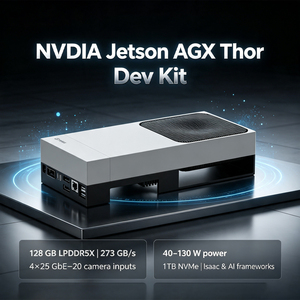 Jetson AGX Thor Developer Kit Blackwell GPU 2070 FP4 TFLOPS 128GB LPDDR5X for Humanoid Robots Physical AI Embedded System T5000 - Product Image 2