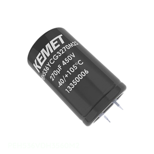 105C 560 uF คาปาซิเตอร์ PEH536VDH3560M2รูผ่านช่องอลูมิเนียมแบบ SNAP-IN - Product Image 1