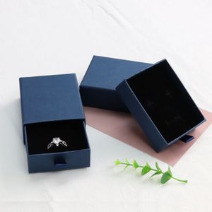 Custom Paper Box logo Printing <b>Small</b> Gift Necklace Ring Jewelry Ring Display Tray Insert <b>Small</b> <b>Drawer</b> Jewellery Box - Product Image 3