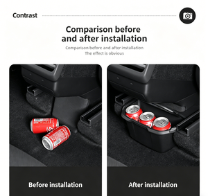Caja <span class=keywords><strong>de</strong></span> Almacenamiento para el Reposabrazos Trasero del Coche, para Tesla Model Y L 2025, Bandeja Organizadora Antideslizante e Impermeable para la Consola Central - Product Image 6