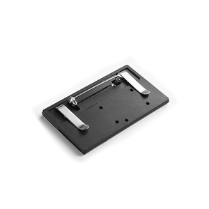 Customized Logo Portable Stainless Steel Black Rectangle Nameplate Office Name <b>Badge</b> - Product Image 4