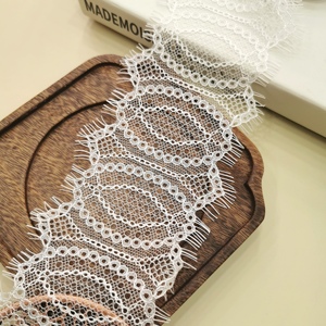 Blanc et noir 9 cm dentelle étroite dentelle cils dentelle Voile dentelle est utilisé pour la décoration de vêtements bricolage sous-vêtements et accessoires de soutien-gorge - Product Image 2