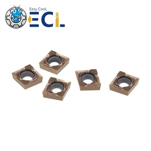 Plaquettes carrées en carbure de tungstène ECI CCGT pour outils de tournage CNC - Product Image 2