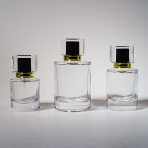 Low Price Wholesale Round Crimp Clear <b>Empty</b> Refillable Perfume Glass <b>Bottle</b> 30ml 50ml 100ml Unique Perfume <b>Spray</b> <b>Bottle</b> - Product Image 4