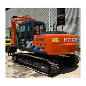 Excavateurs d'occasion japonais Hitachi Zx120 sur chenilles hydrauliques 12 tonnes Excavateurs d'occasion à vendre à Shanghai Très bon marché - Product Image 1