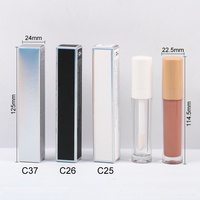 Brillant à Lèvres Hydratant Personnalisable avec Logo, Nu, Végétalien, Glossy, Transparent, Liquide, Marque Privée, Grand Applicateur, Livraison en Deux Jours