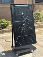 Écran d'affichage numérique mobile et pliable 4K, étanche IP66, pour publicité extérieure, 32/43 pouces, avec SDK et graphiques OEM