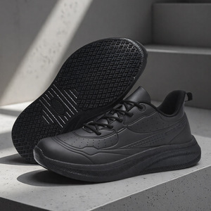 Zapatos deportivos de cuero transpirables a la moda, zapatos casuales para caminar de alta calidad para hombre y mujer, zapatos casuales planos de suela gruesa para skateboarding. - Product Image 3