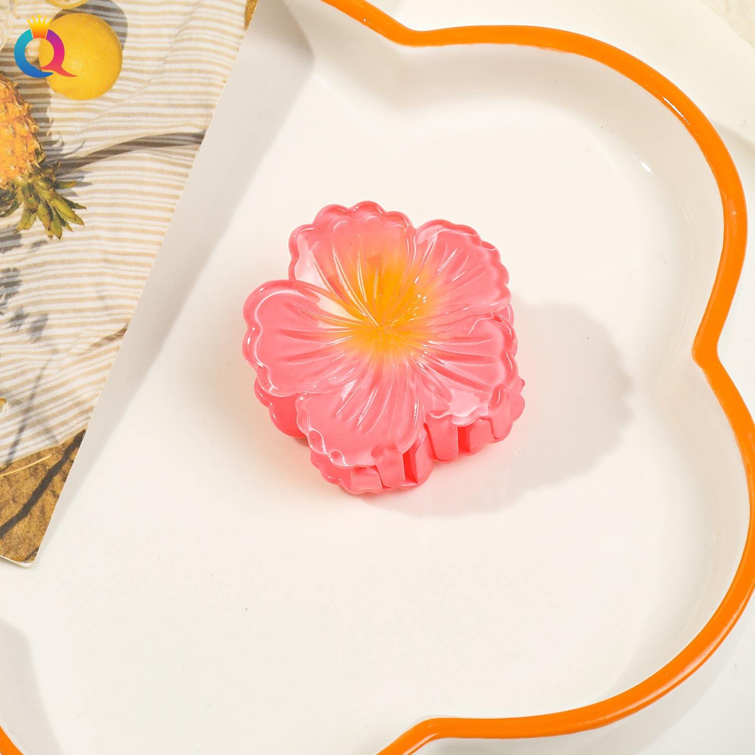 5 - 4ซม.-สีชมพูไล่ระดับสี