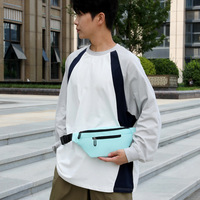 Sac banane personnalisé avec logo sur mesure, vente en gros, sac de taille en polyester, fabricant OEM, directement de l'usine