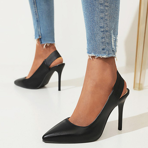 Sandales grande taille 48 pour femme, à talons hauts et fins, avec bride arrière, imprimé floral, escarpins slingback, coupe large, chaussures multicolores - Product Image 4