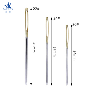Dễ dàng bên luồng thép không gỉ khâu pins DIY thêu may phụ kiện trong 3 kích cỡ tay may kim - Product Image 2