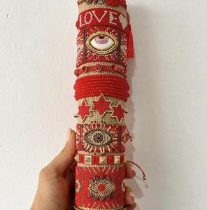 Ginee-Nueva pulsera de ojo Miyuki Nuevo diseño Pulsera ancha Pulsera de alfabeto hecha a mano - Product Image 1