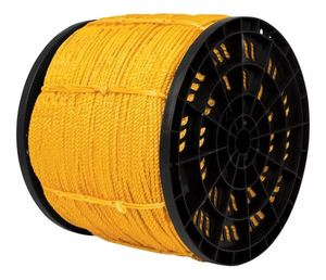 1/4 Inch (6.35mm) X 2400 Feet 3-Strand Twisted Polypropylene PP Rope Durable Anti-Uv Marine Mooring Line - Product Image 3