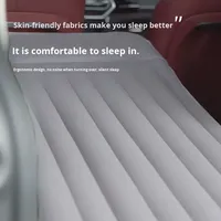 Matelas gonflable pour voiture, matelas simple en PVC moderne, matelas de camping pour coffre de SUV, pompe intégrée, 37% de réduction sur les longues distances