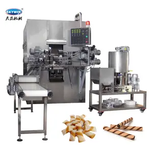 Wafer Stok Snack Loempia Maker Wafer Roll Machine Wafer Biscuit Making Machine