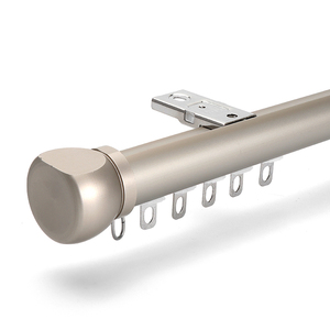 Reinforced Aluminum Curtain Rail, Straight Sliding Design Strong Load Capacity Wall Mount Hardware - Product Image 1