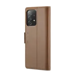 2023 kılıf Retro mıknatıs cüzdan deri kılıf Samsung Galaxy a52a52s 5G iş cep telefonu kılıfları PU deri