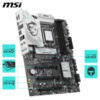 Carte mère PC de bureau MSI B860 GAMING PLUS WIFI LGA1851 DDR5 8600MHZ(OC) 3xM.2 1x TB4 5G LAN WIFI 7 256GB ATX