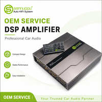 Amplificador DSP para Auto OEM Personalizado DSP-HIFIX14 Plus de Frecuencia Completa, 2*1200W+4*90W Clase AB, 110dB SNR, Señal Digital para Vehículo