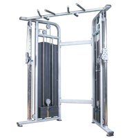 Máquina Multigimnasio de Doble Polea con Sistema de Cables Cruzados, Equipo Avanzado de Alta Resistencia para Entrenamiento de Fuerza de Pecho y Espalda