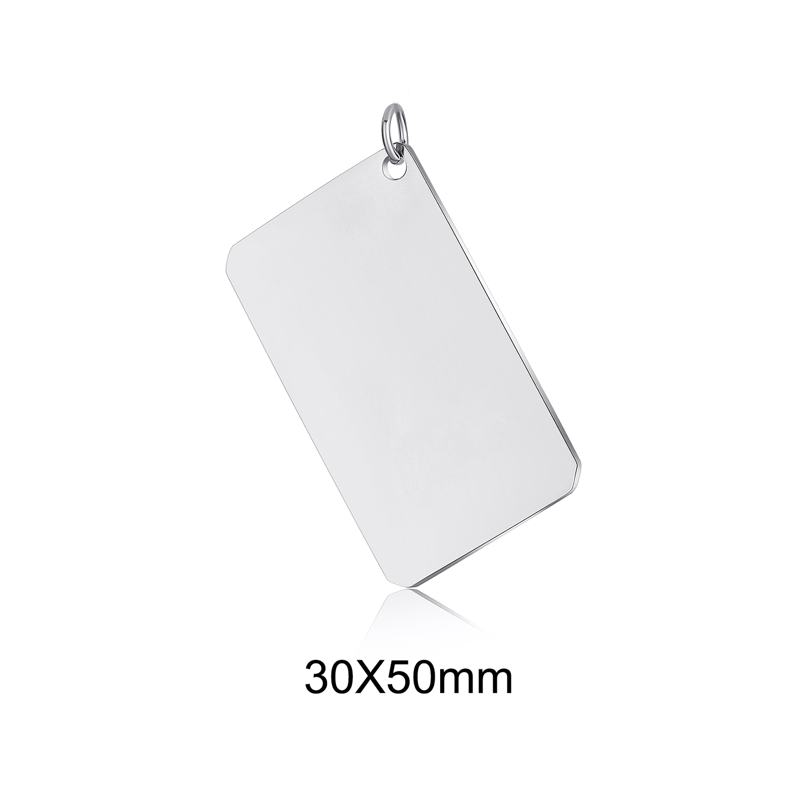 Argent 30X50mm