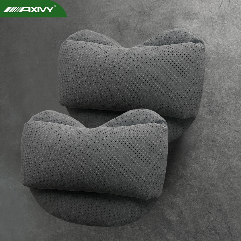 Coussin de soulagement de la pression en forme de pêche - Noir carbone avec ventilation