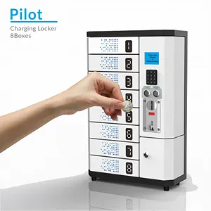 New Arrivals 2020 8 Bay Cell Phone Charger Charging Locker Machine with Cheap Price Multi-grid charging fast charging