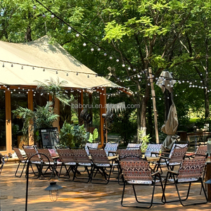 4シーズン対応の豪華グランピングリゾートテント（バスルーム、キッチン、ドア、寝室1室、リビングルーム付き）プレハブホテルホーム - Product Image 3