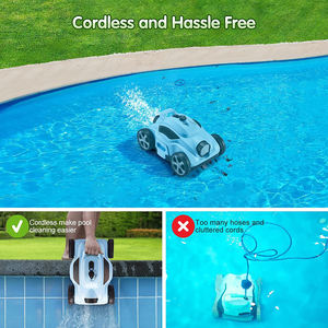 Aspirateur sans fil rechargeable automatique, robot <span class=keywords><strong>de</strong></span> nettoyage <span class=keywords><strong>de</strong></span> <span class=keywords><strong>piscine</strong></span> et accessoires - Product Image 5