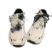 Charmes décoratifs pour chaussures de luxe personnalisées, perles, dentelle, bouquet de fleurs, pompon, pendentif, décoration de chaussures en plastique