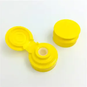 Hot selling plastic silicone valve cap for honey bottle 28/400 38/400 flip top cap with silicone valve wholesale